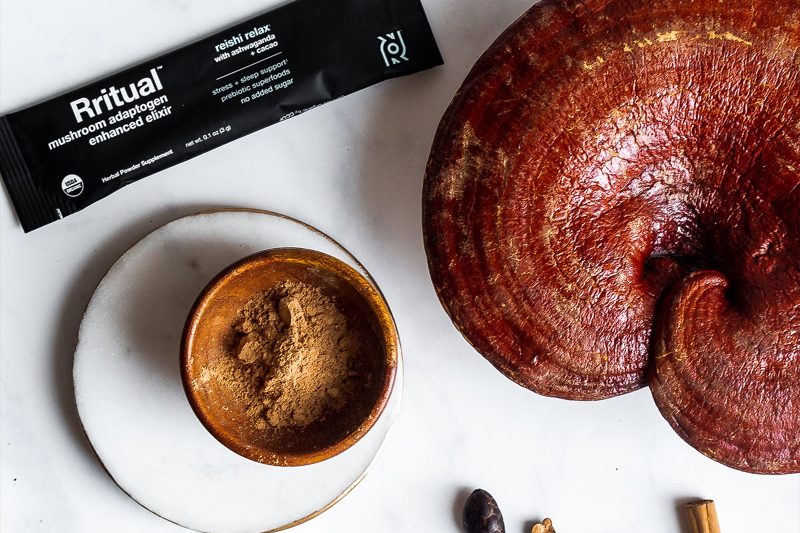 Reishi (Ganoderma) Mushroom and KING Coffee